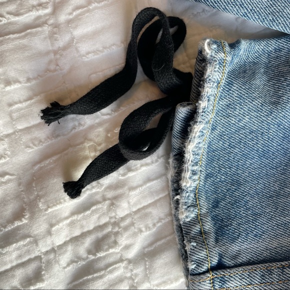 GRLFRND Karolina High Rise Lace Up Jeans 27 - Picture 7 of 10